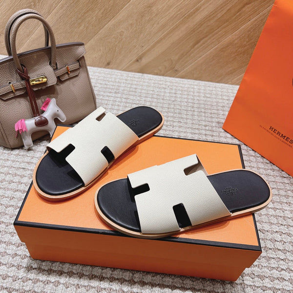 HM Izmir Sandals Ivory Calfskin 294944