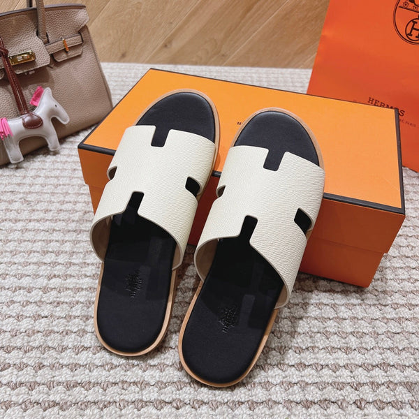 HM Izmir Sandals Ivory Calfskin 294944