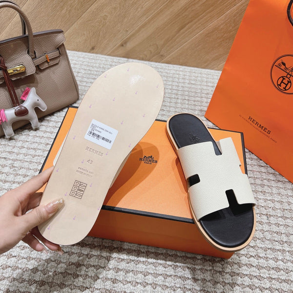 HM Izmir Sandals Ivory Calfskin 294944