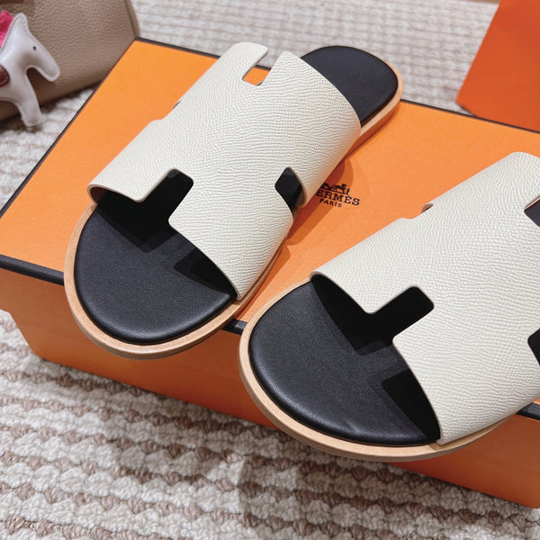 HM Izmir Sandals Ivory Calfskin 294944