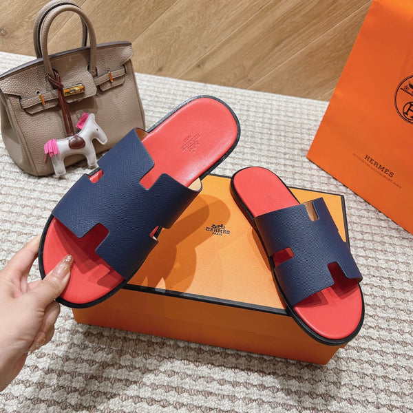 HM Izmir Sandals Red Blue Lambskin 294947