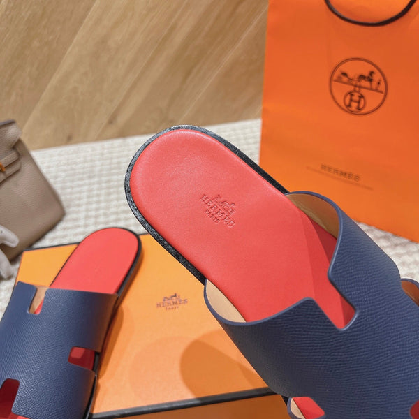 HM Izmir Sandals Red Blue Lambskin 294947