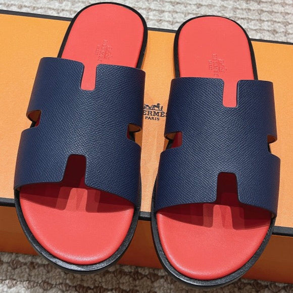 HM Izmir Sandals Red Blue Lambskin 294947