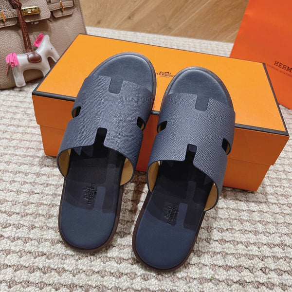 HM Izmir Sandals Navy Blue Lambskin 294943