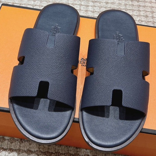 HM Izmir Sandals Navy Blue Lambskin 294943