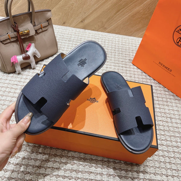 HM Izmir Sandals Navy Blue Lambskin 294943