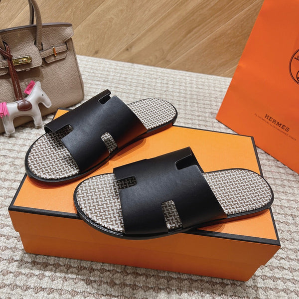 HM Izmir Sandals Black Calfskin 294950