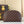 COSMETIC POUCH 22 IN BROWN DAMIER EBENE CANVAS
