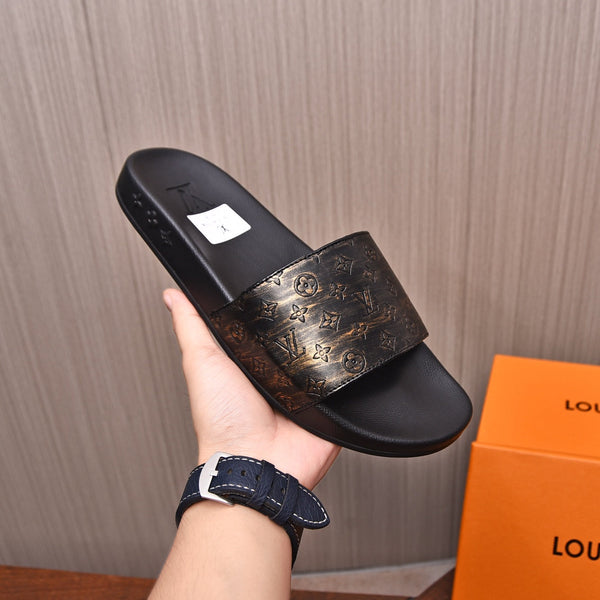 SANDALO LV MULE IN PELLE DI VITELLO RAME