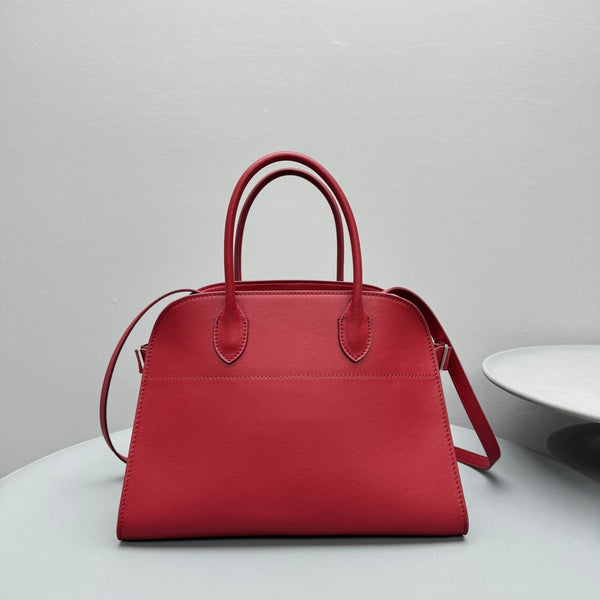The Row Margaux 12 32cm Tote Bag In Smooth Calfskin