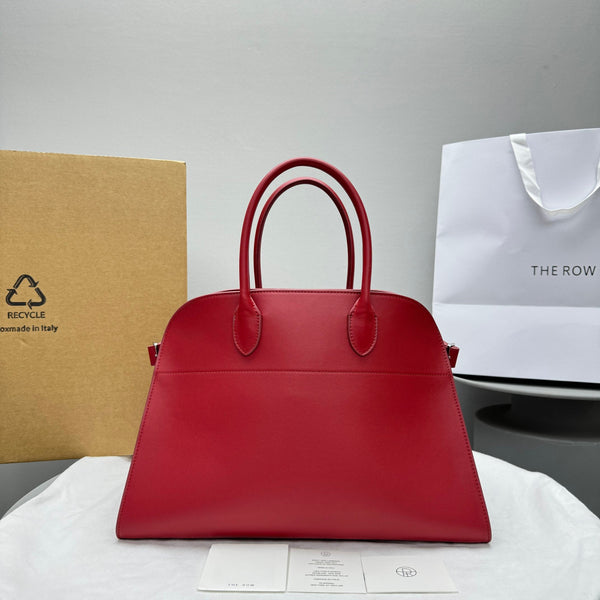 The Row Margaux 15 38cm Tote Bag In Smooth Calfskin