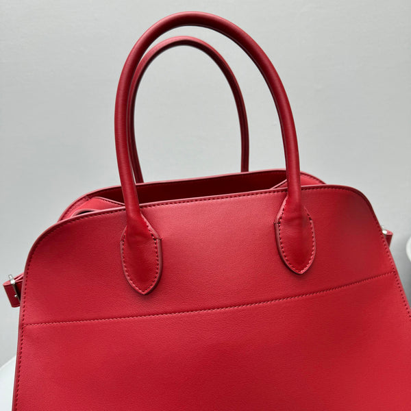 The Row Margaux 15 38cm Tote Bag In Smooth Calfskin