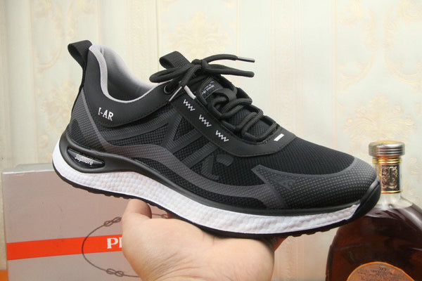 PRA SNEAKER IN BLACK BREATHABLE KNIT FABRIC