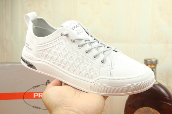PRA SNEAKER IN WHITE CARO SUEDE CALFSKIN