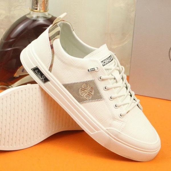 SCARPA DA STIVALETTO PRA IN VITELLO BIANCO E TESSUTO RICAMATO COLOR TAN