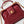 CC 24A Mini Top Handle 13cm Red Wax Leather Gold Hardware 238461
