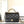 24B Mini Flap Bag With Top Handle 19cm Black Lambskin