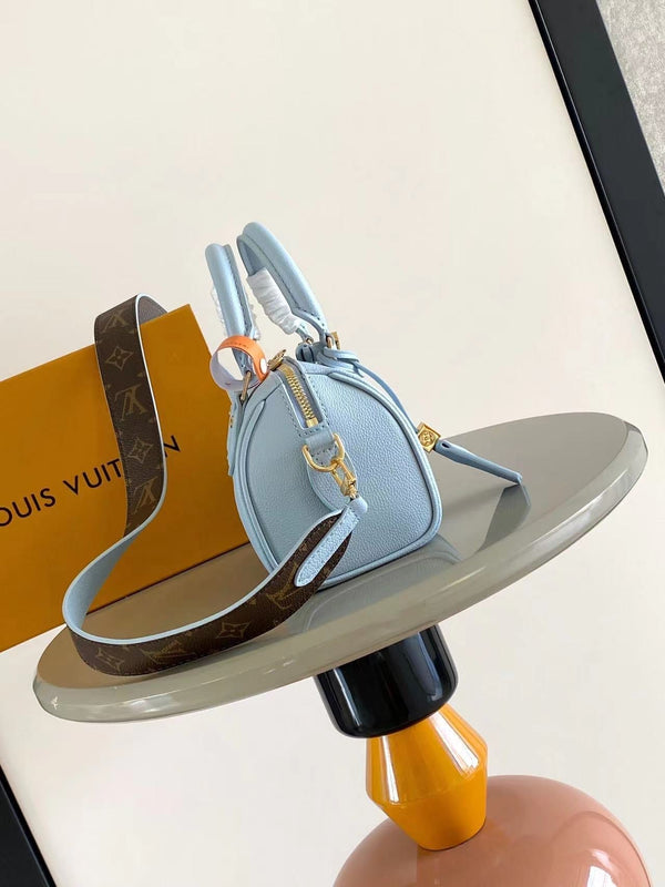 SPEEDY CROSSBODY 18 IN PELLE DI VITELLO BLUE HOUR