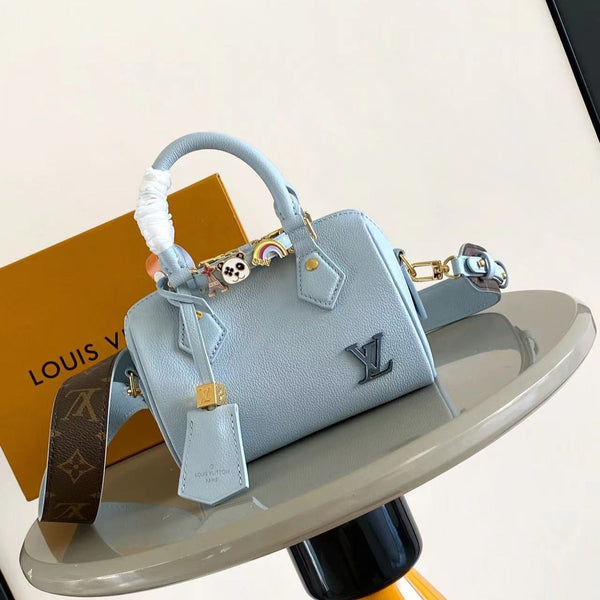 SPEEDY CROSSBODY 18 IN PELLE DI VITELLO BLUE HOUR