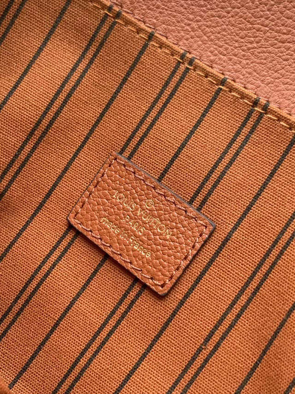 POCHETTE MÉTIS 25 IN PELLE EMPREINTE COGNAC MONOGRAM ORO HARDWARE