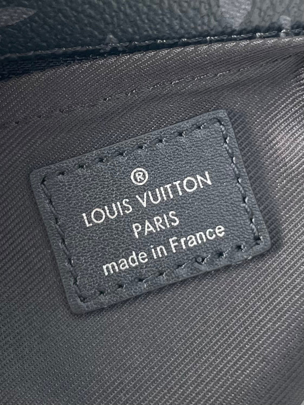 MINI SOFT TRUNK 18 IN TELA GUN METAL MONOGRAM ECLIPSE