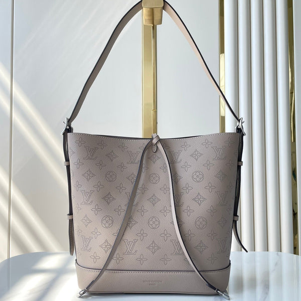 FLORA 28 IN PELLE DI VITELLO TRAFORATA PEBBLE