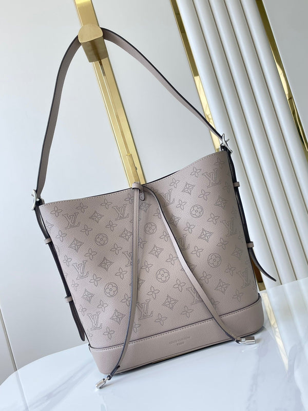 FLORA 28 IN PELLE DI VITELLO TRAFORATA PEBBLE