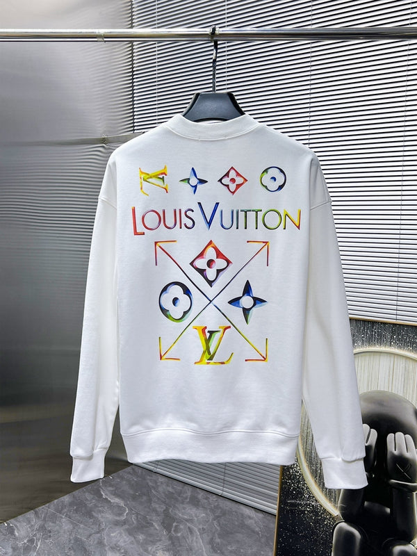 LV SWEATER IN WHITE COTTON 238811