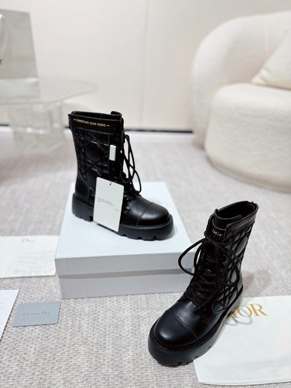D-Unit Ankle Boot 40mm In Black Plain Calfskin 988755