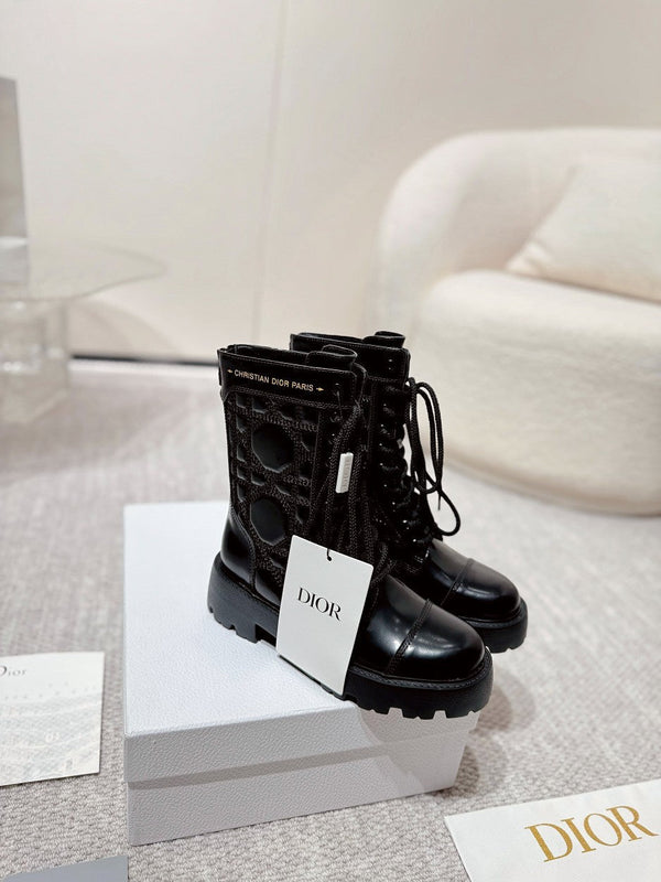 D-Unit Ankle Boot 40mm In Black Glossy Calfskin 988757