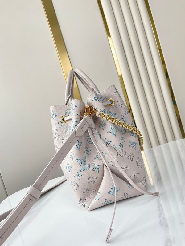 BELLA TOTE 32 IN PELLE DI VITELLO TRAFORATA BLUME CON FERRAMENTA ORO