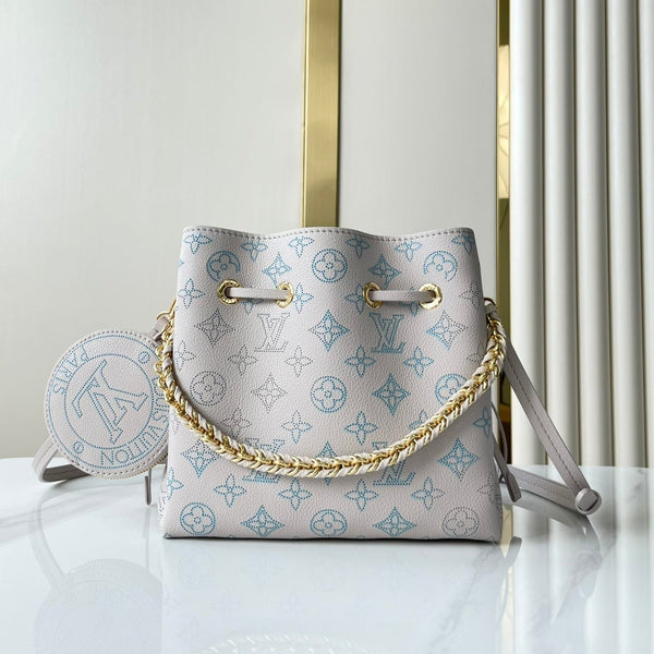 BELLA 22 IN PELLE DI VITELLO TRAFORATA BLUME CON FERRAMENTA ORO