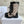 CD D-Unit Ankle Boot In Beige Mix Black Tweed Fabric And Glossy Cowhide 105088