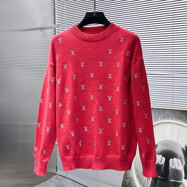 MAGLIA LV IN LANA ROSSA 238798