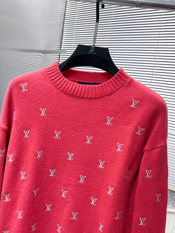 MAGLIA LV IN LANA ROSSA 238798