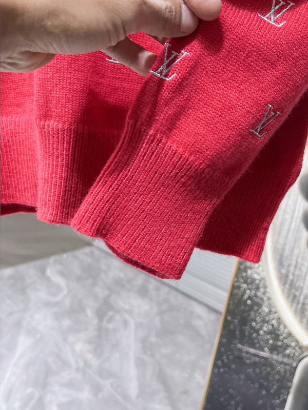 MAGLIA LV IN LANA ROSSA 238798