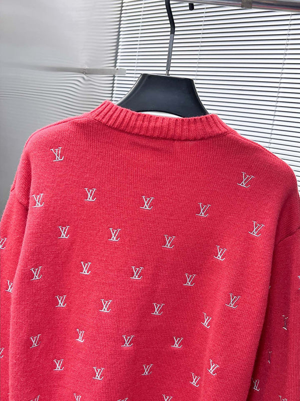 MAGLIA LV IN LANA ROSSA 238798