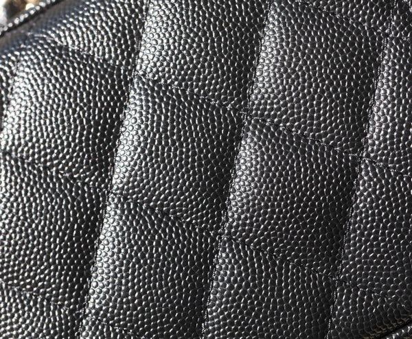 CC 25C Vanity 17cm Black Grained Calfskin