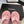 CC Thong Sandals In Pink Lambskin 147035
