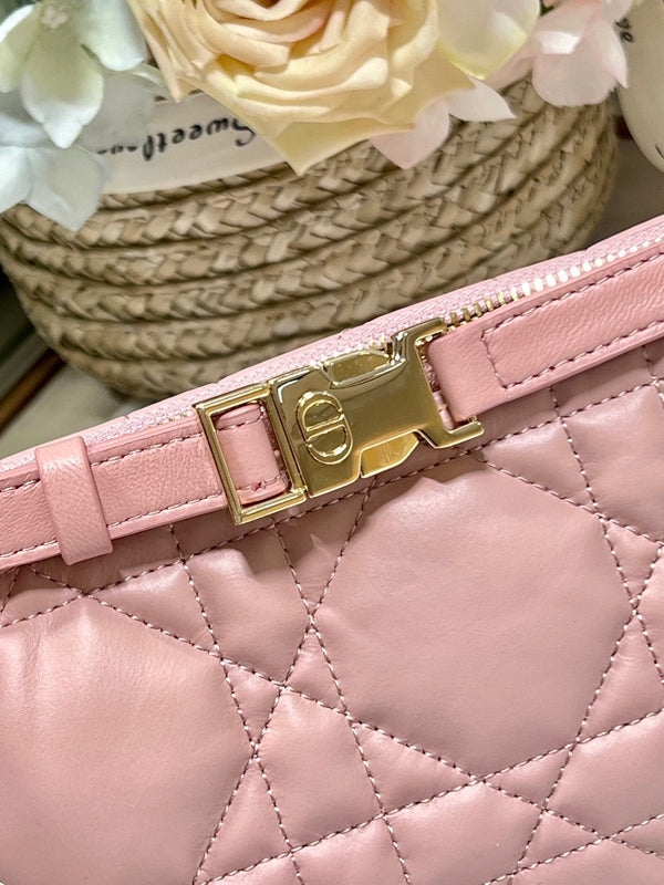 CD Medium Travel Nomad Clutch "Pink" Calfskin 336806