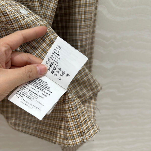 Miu Miu Short Shirt Brown Cotton