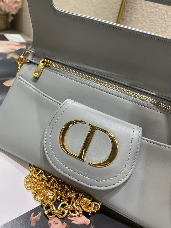 CD Diordouble Bag Blue Calfskin 336780