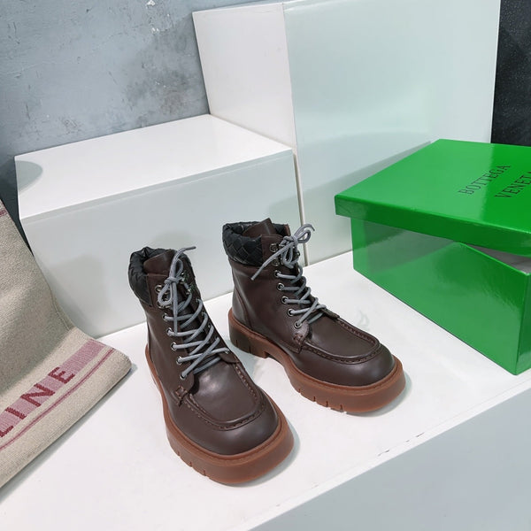 BV 25s Haddock Lace-Up Ankle Boot 45mm Brown Cowhide Rubber 180293