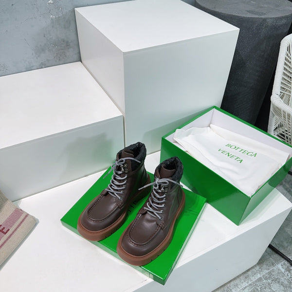 BV 25s Haddock Lace-Up Ankle Boot 45mm Brown Cowhide Rubber 180293