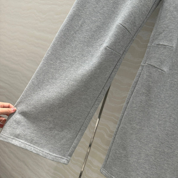 Miu Miu Fake Two-piece Pant Blue Gray Cotton