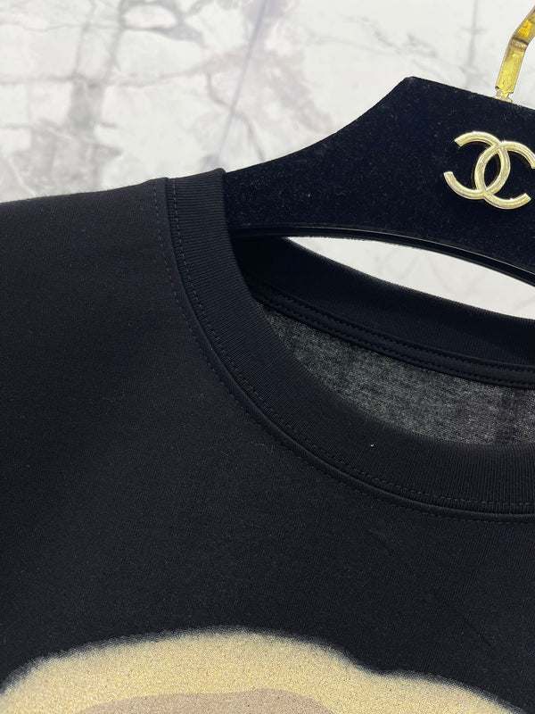 CC T-shirt In Black Cotton