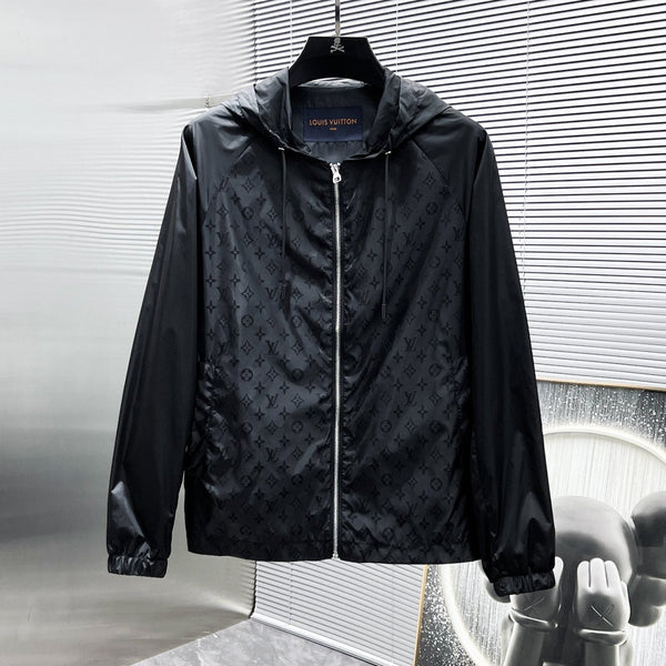 LV WINDBREAKER BLACK MONOGRAM 238808