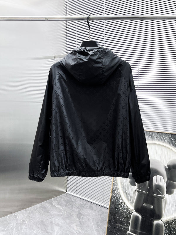 LV WINDBREAKER BLACK MONOGRAM 238808