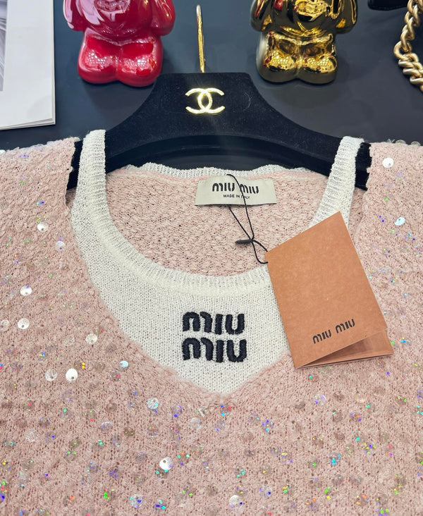 Miu 25 Camicia Scollo a V Lana 232747