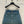 LV Bear Border Denim Skirt Blue Cotton